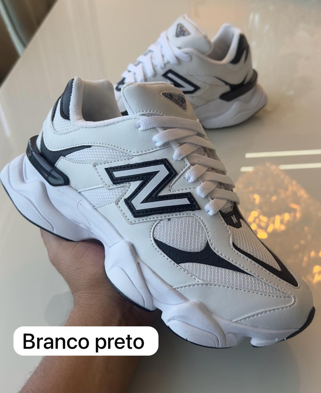 NB 9060 Branco Preto