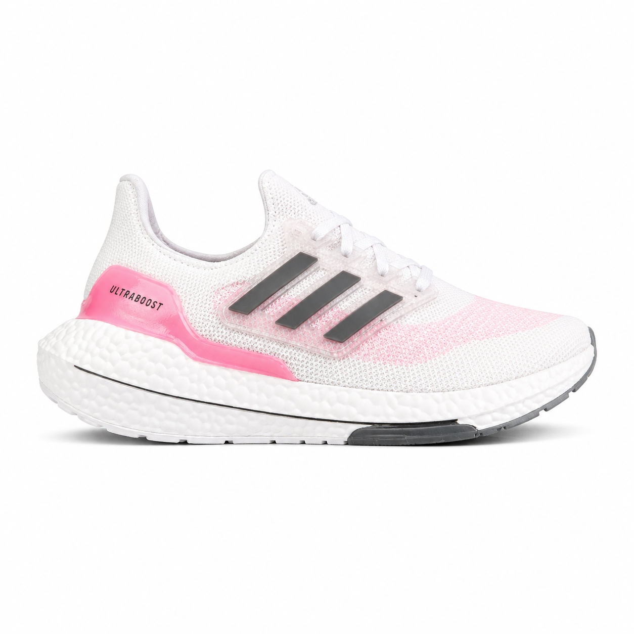 AD UltraBoost Cinza e Rosa
