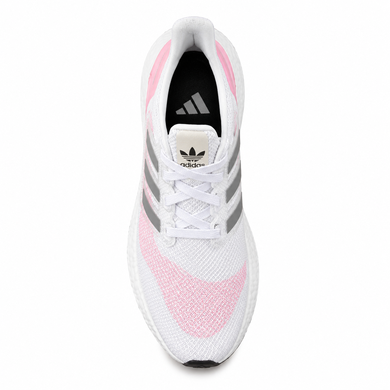 AD UltraBoost Cinza e Rosa
